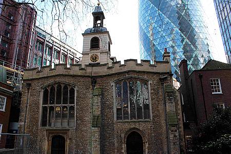 Bishopsgate St Helen - Exterior View